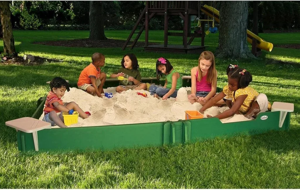 Square Sandbox with Cover Size